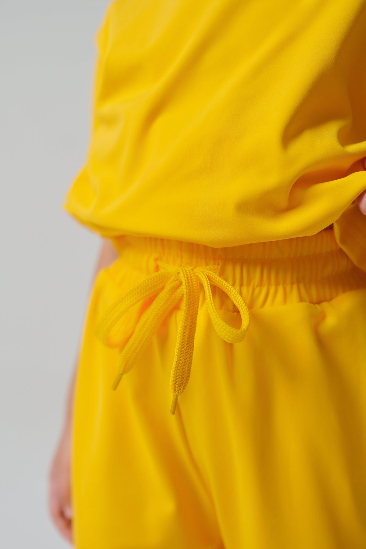 Regular Fit Kids Pants - Bright Yellow