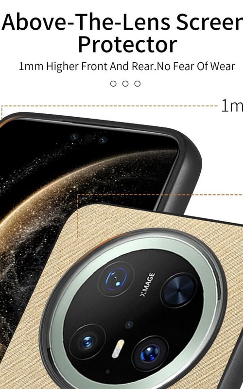 Twill Fabric Leather Phone Case For Huawei Mate 70