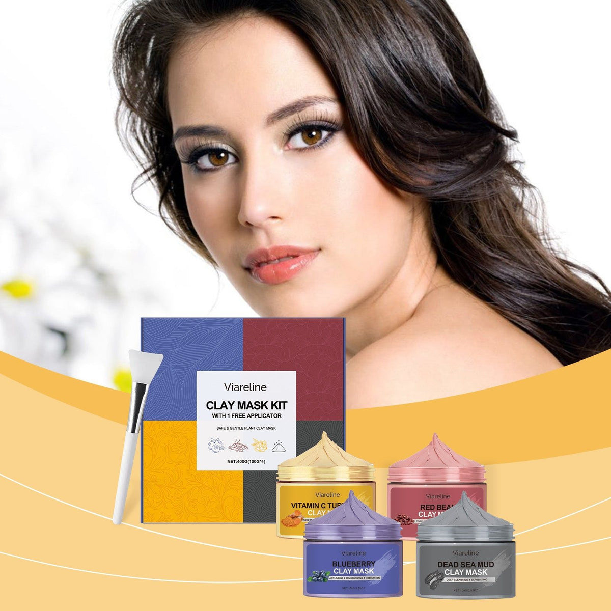 Deep Cleansing Mask Set, Hydrating, Pore Purifying, Spa-Quality Facial Mask ,1set