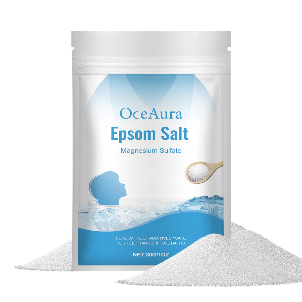 Body Bath Salt, Natural Body Cleansing, Moisturizing, Relaxing, Rejuvenating ,30g