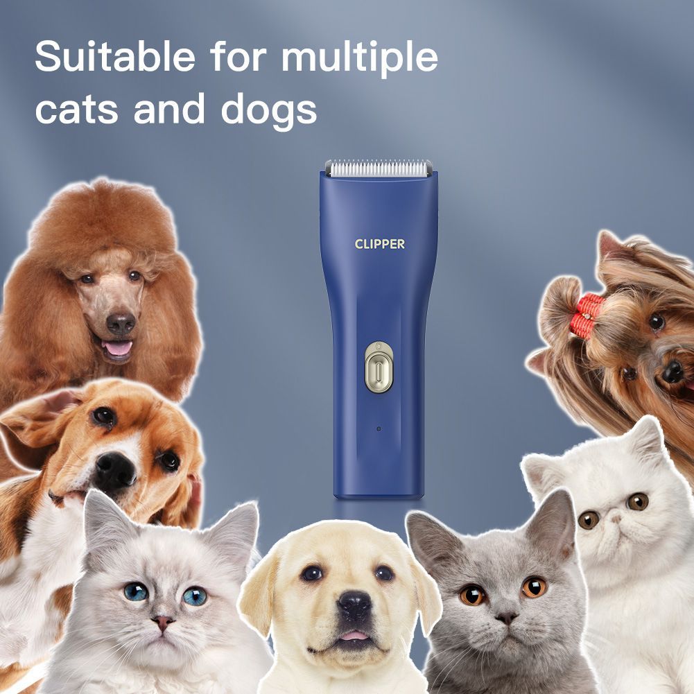 Mini Pet Hair Clipper with 2 Guide Combs