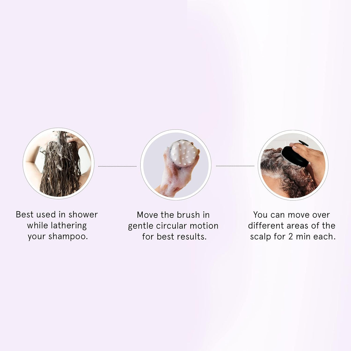 Be Bodywise Hair Scalp Massager Shampoo Brush