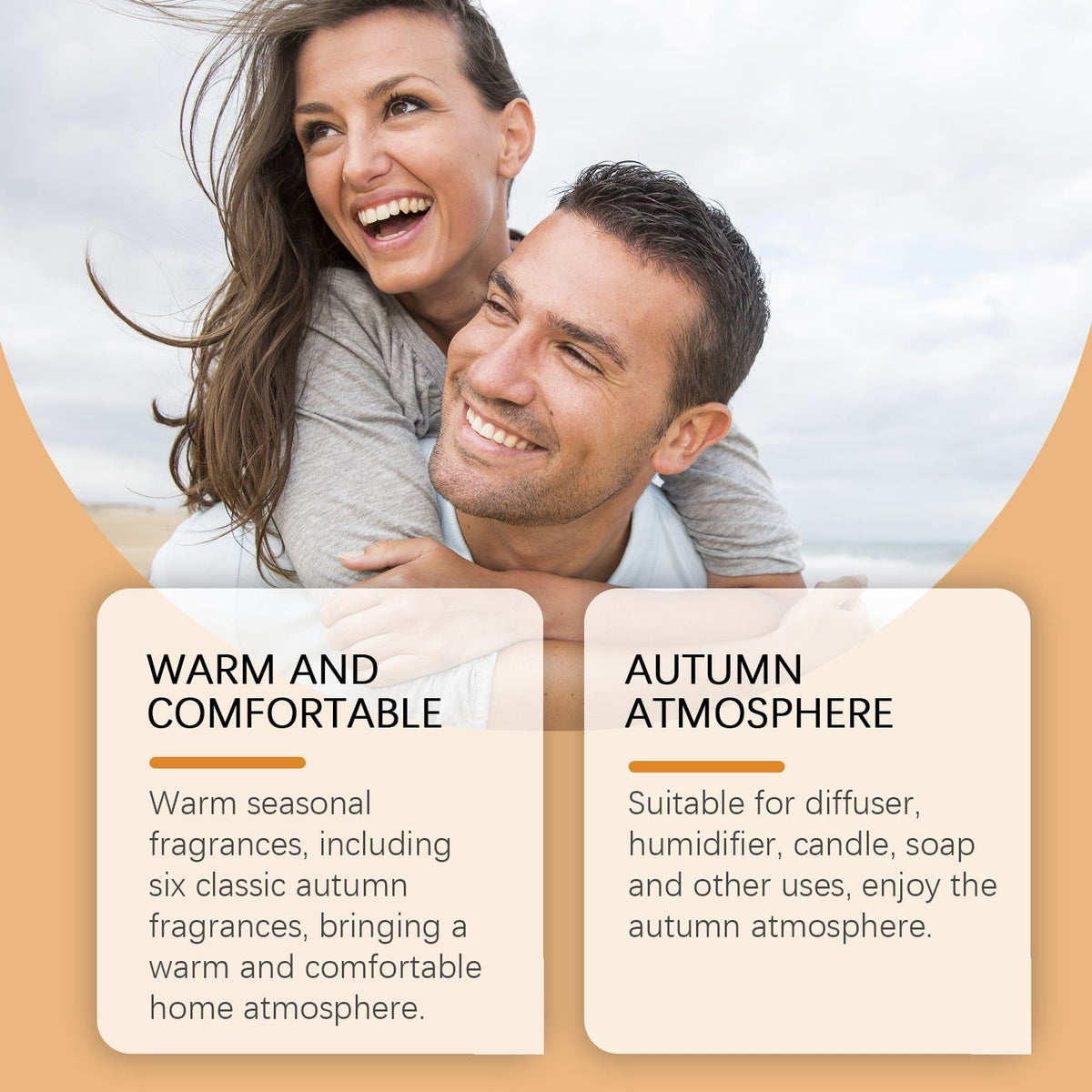 Autumn Aromatherapy Essential Oil, Long-Lasting Warm Fragrance, Fresh Air, Cozy Home Atmosphere ,60ml