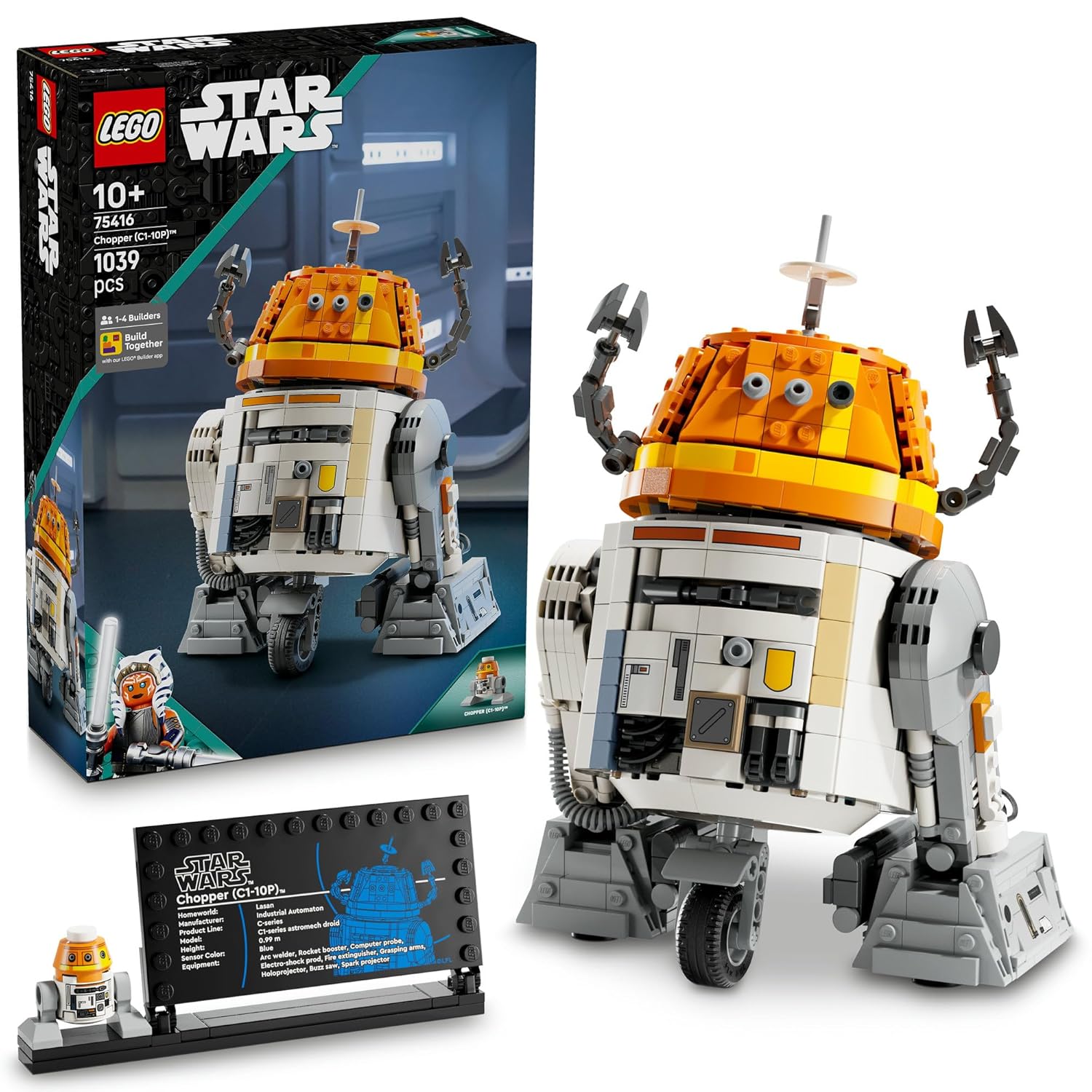 LEGO Star Wars Ahsoka Chopper Astromech Droid Building Toy Set