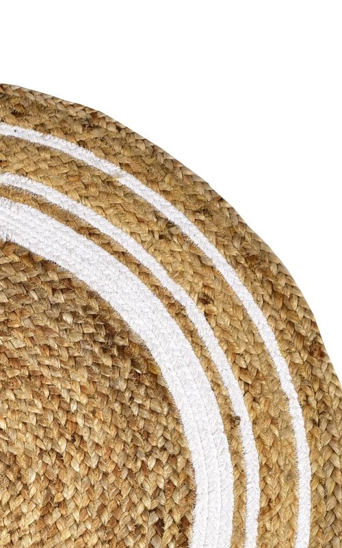 AIESY® Beautiful Handwoven Jute Reversible Carpet for Room