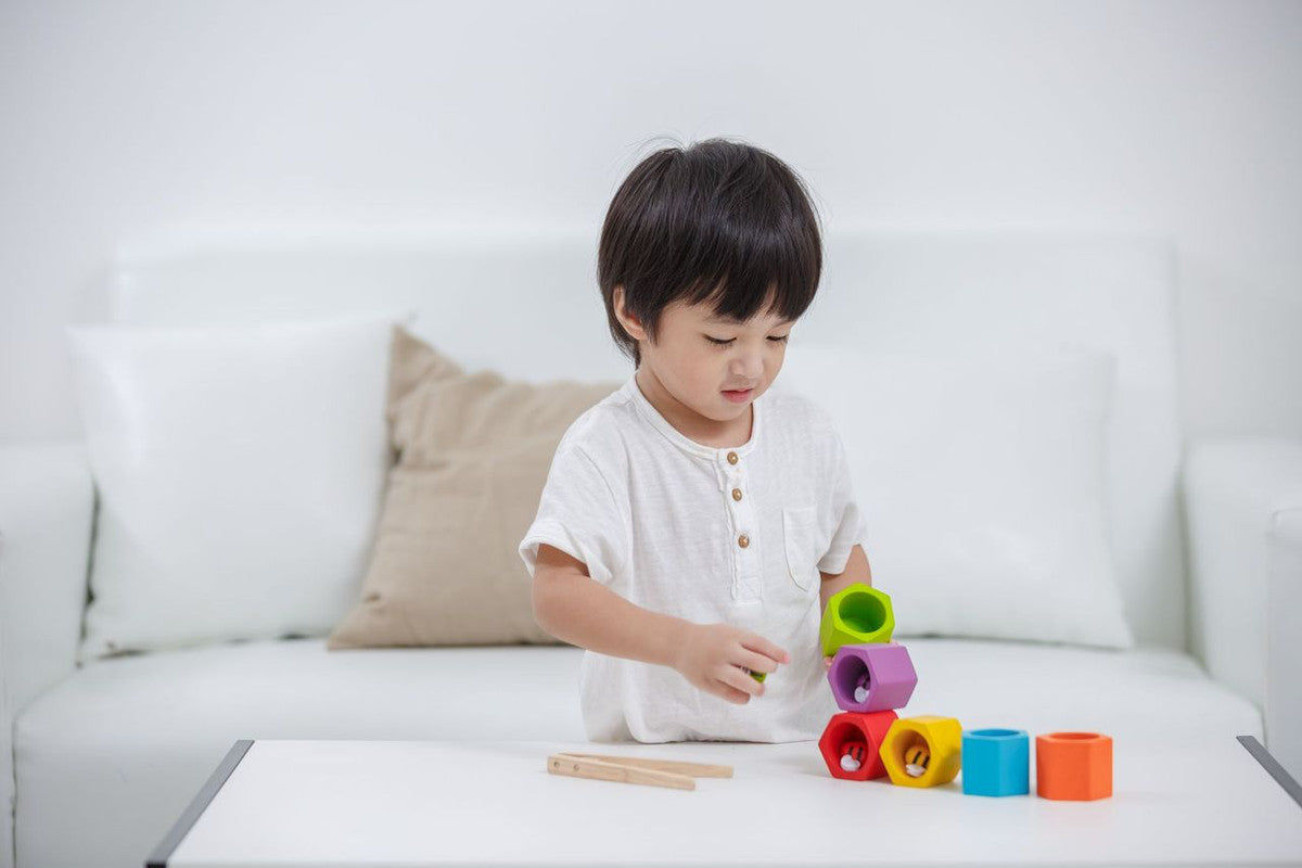 PlanToys Beehives — Wooden Fine Motor Toy
