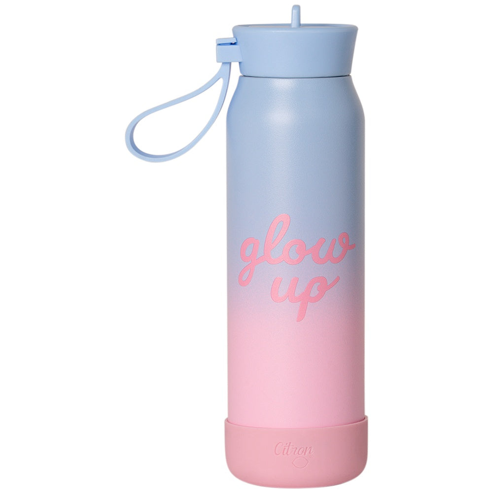 Citron Stainless Steel Water Bottle 350ml - Blue Pink Glowup