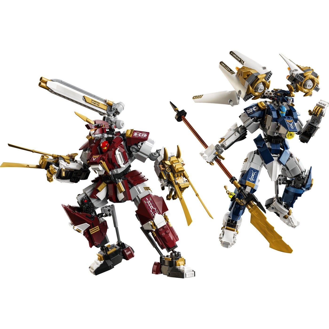 LEGO NINJAGO The Twin Titan Mechs Building Set, 1707 Pieces, For Age 12+ Years