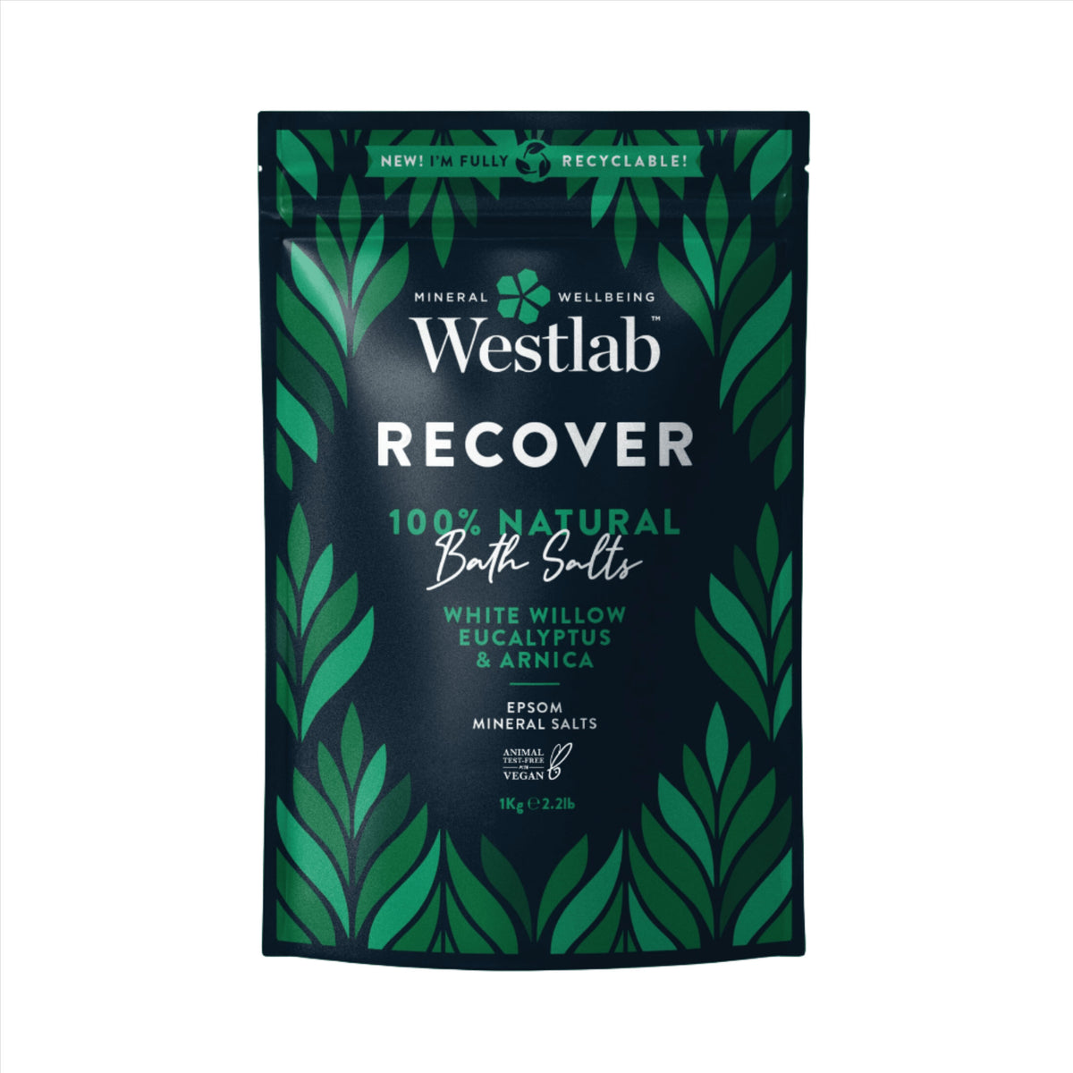Westlab Recover Bath Salt With Epsom Salt 1Kg