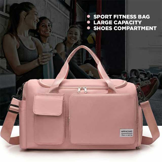 Women Gym Travel Carry-On Bag - Stylish & Spacious Workout Bag for Fitness, Sports, & Travel