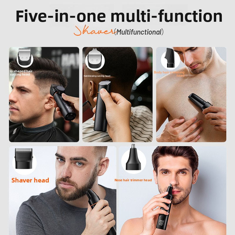 5-in-1 Hair Clipper Grooming Kit