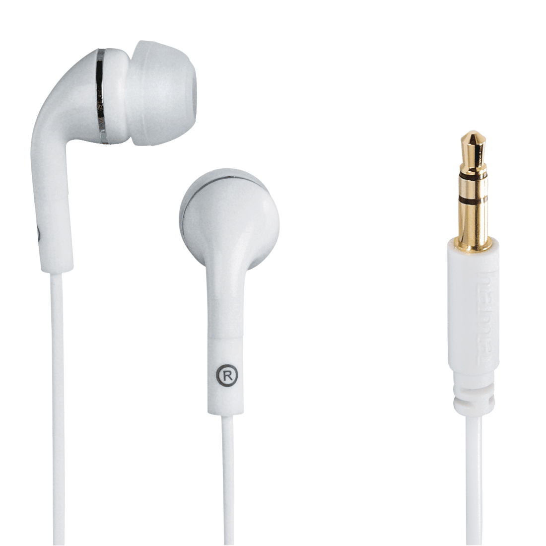 HAMA 135636 "Flip" In-Ear Stereo Headphones, white