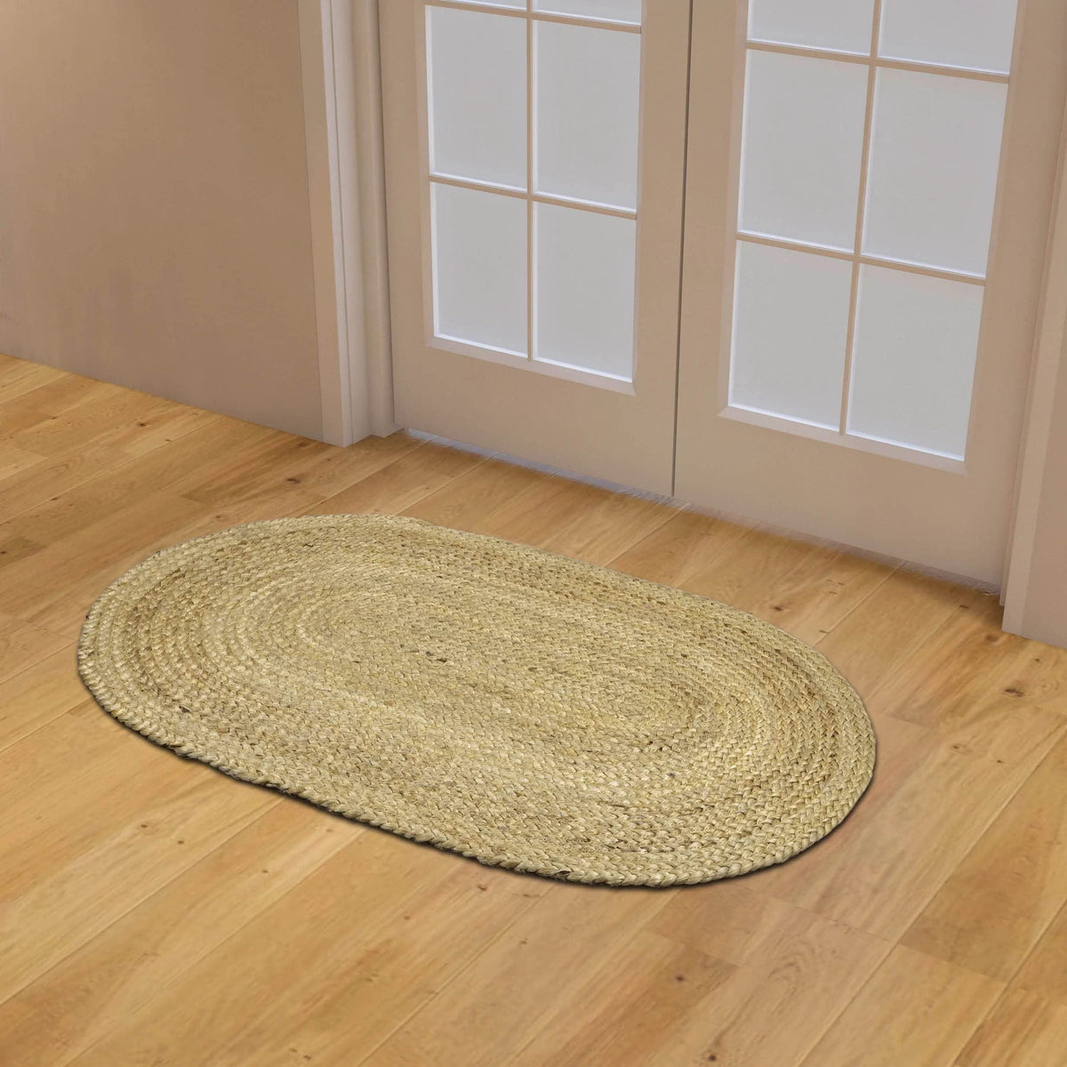 AIESY®  Reversible Beautiful Anti-Slip Handwoven Jute Rug