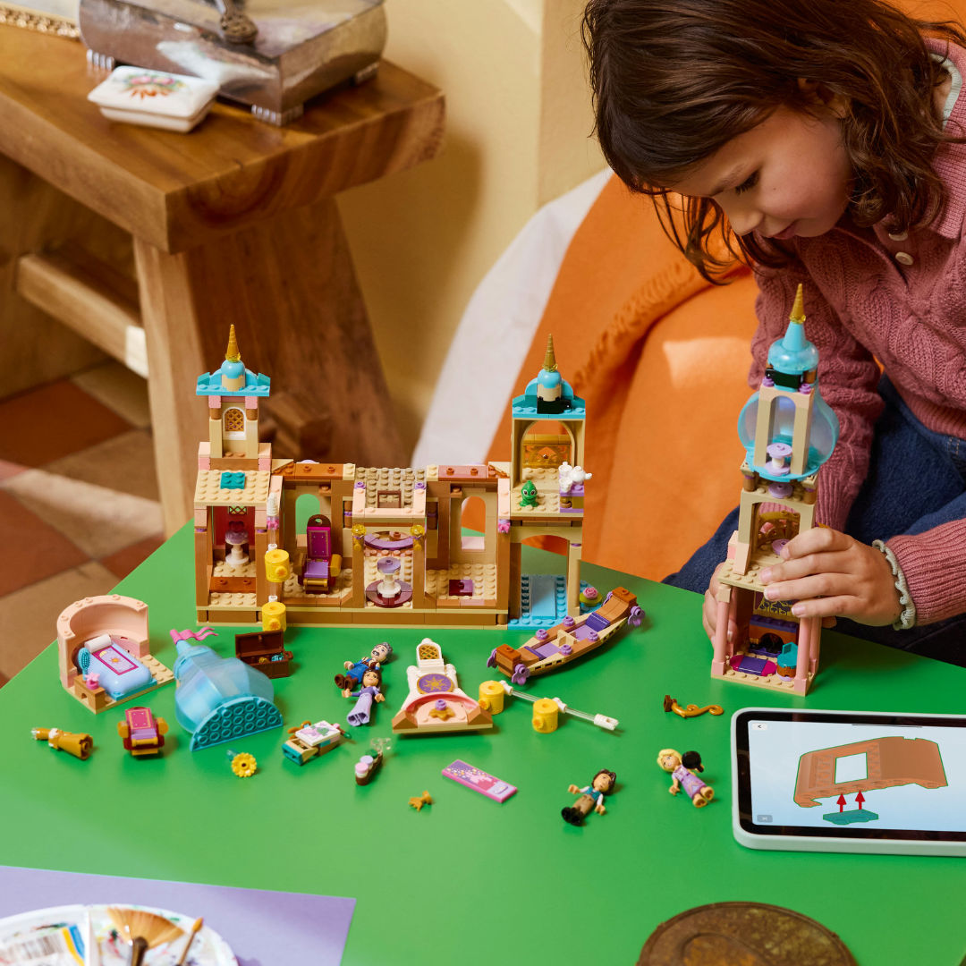 LEGO Disney Princess Rapunzel's Castle Building Set, For Age 6+ Years