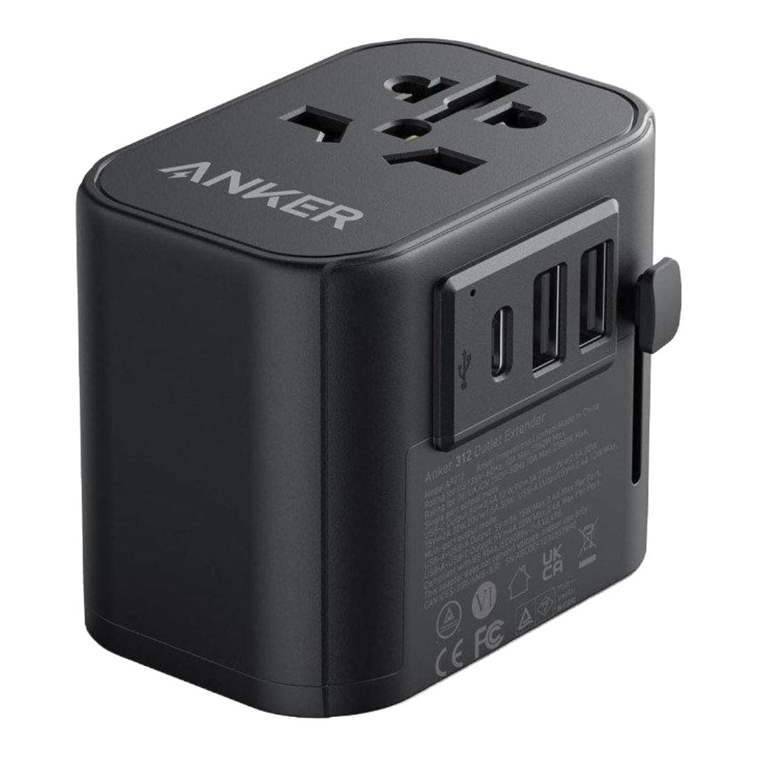 Anker Black Power Extend Adapter Socket, 30W, A9212K11