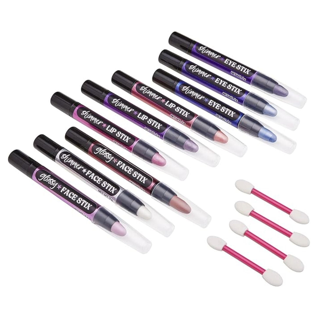 Cra-Z-Art Shimmer ‘n Sparkle Twist Up Beauty Sparklers Set, 13 Pieces, Children Ages 8+