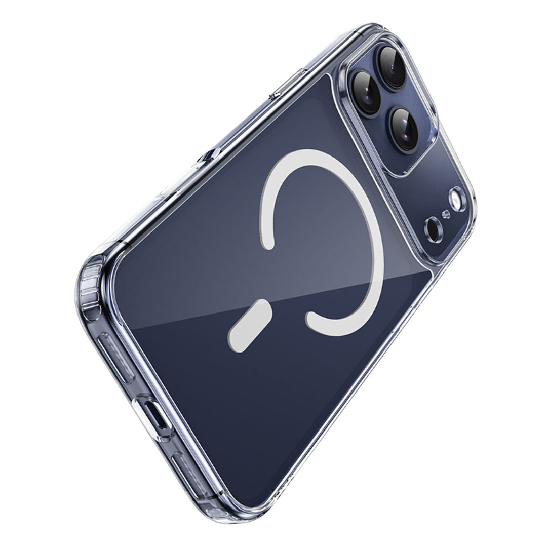 Hoco Magnetic Series Airbag Anti-Fall Protective Case for iPhone 18 Pro Max, iPhone 17 Pro Max, 4-Corner Airbags, Strong Magnetic Absorption
