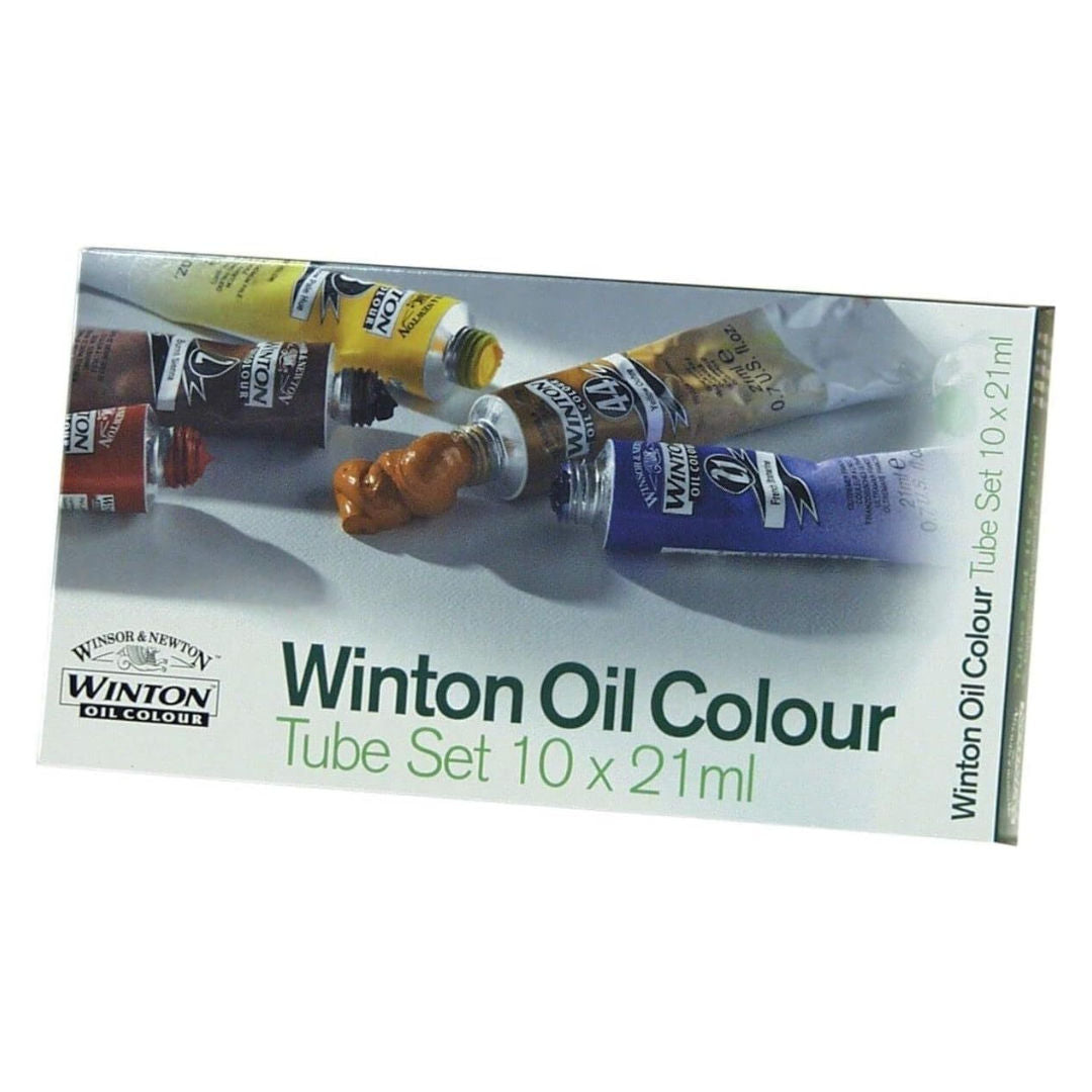 Winsor & Newton Oil Colour Tube Set 10 x 21ml, 1490618