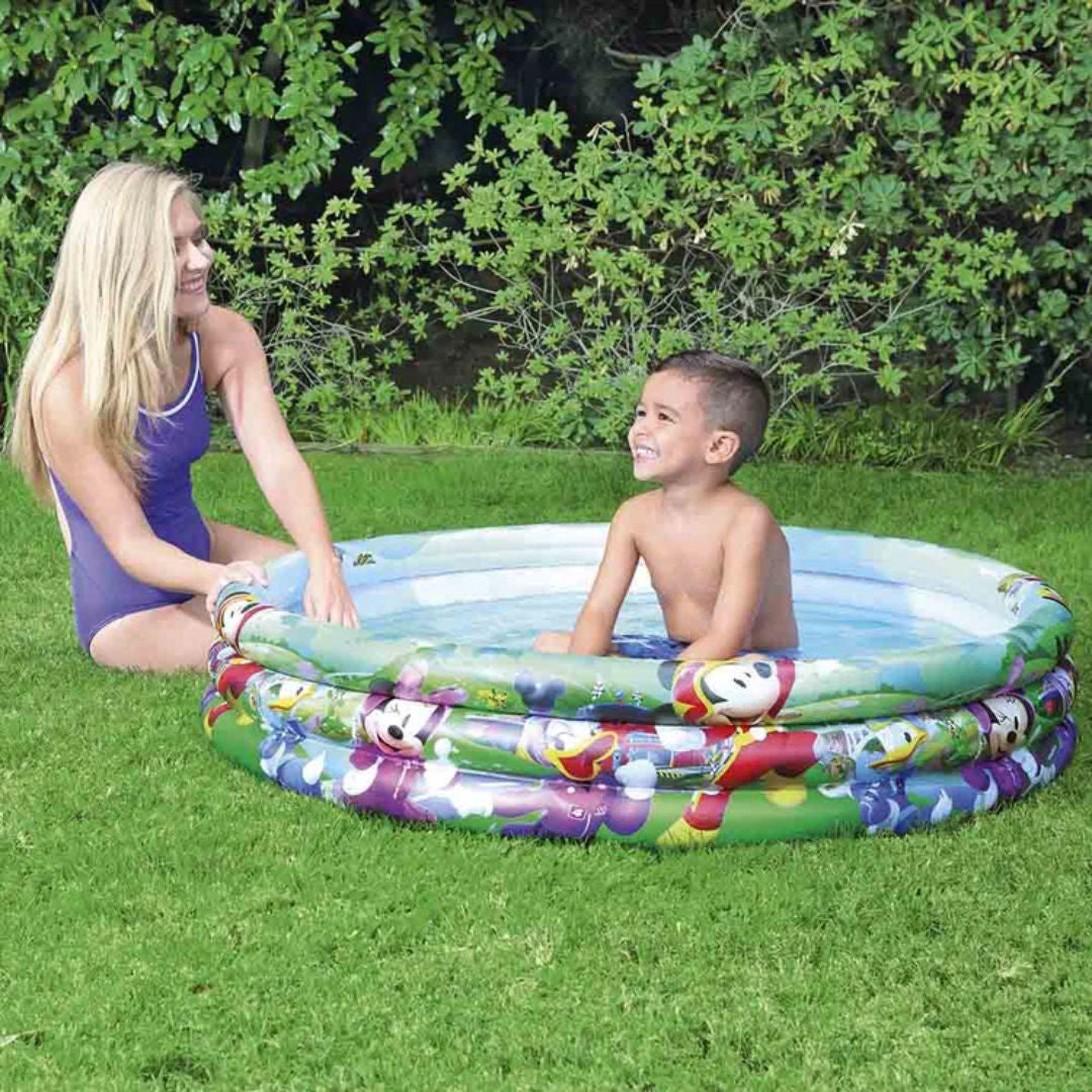 Bestway Disney Junior Mickey and the Roadster Racers 3-Ring Pool 122 x 25cm, 24+ months