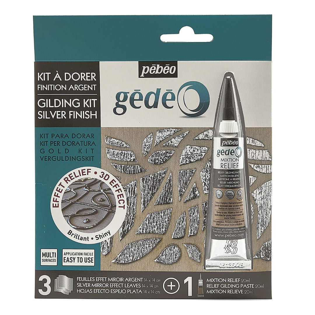 Pebeo Gedeo Silver Leaves Kit