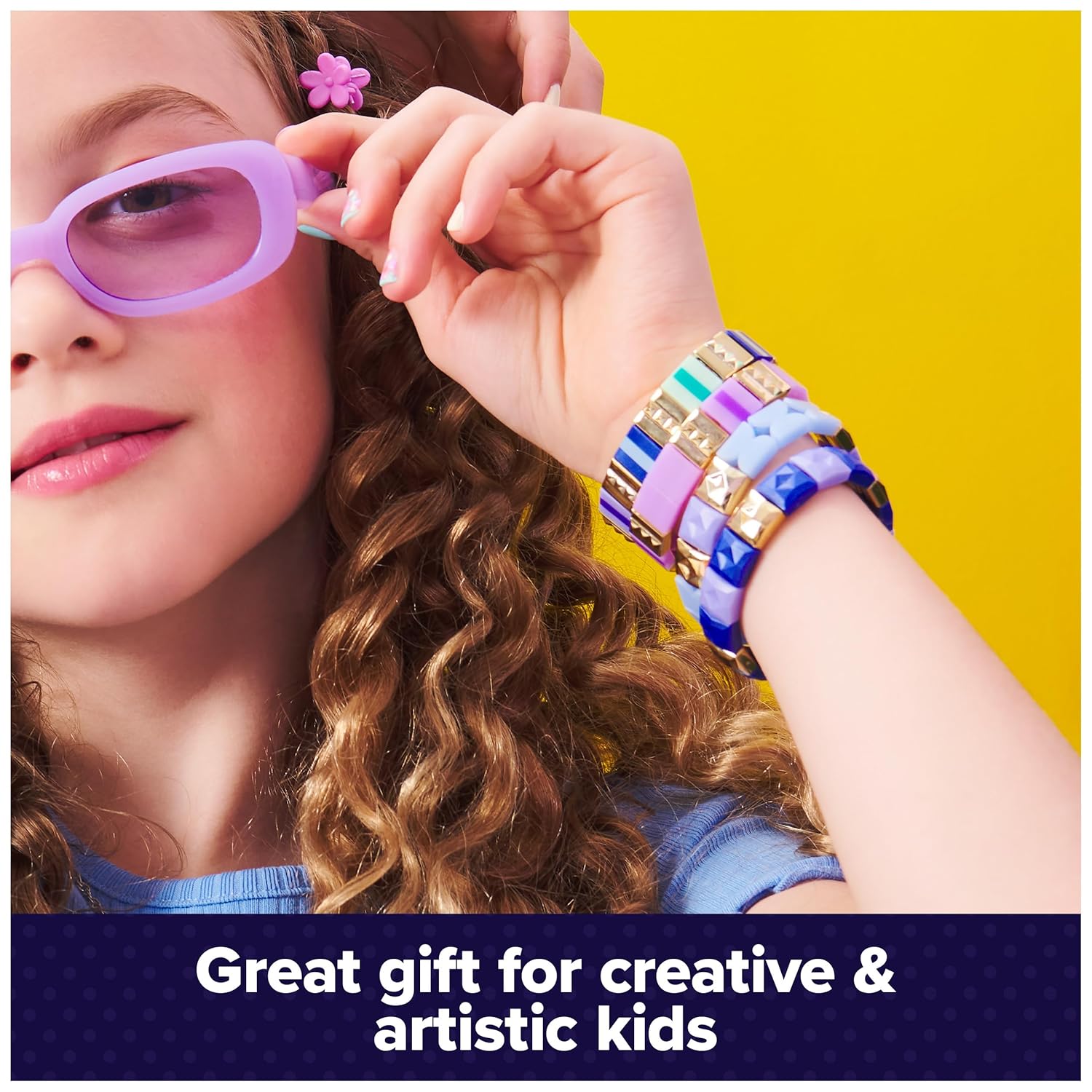 COOL Maker POPSTYLE Bracelet Maker Kit, 1 Machine With Storage, 170 Beads And 22 Reusable Elastic Bands