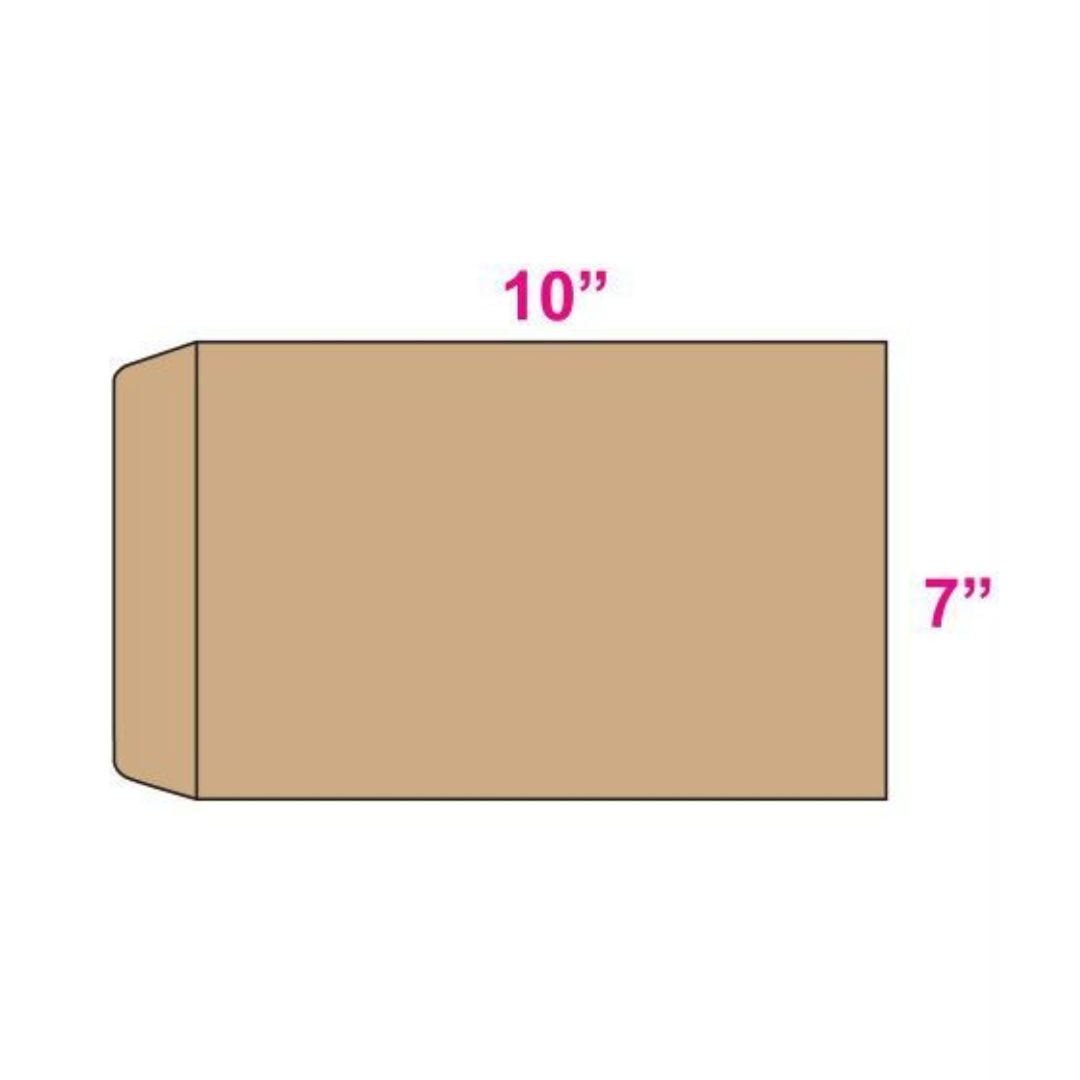 Envelord Paper Envelope, Brown/White