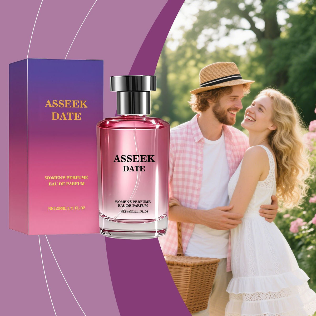 80ml Jasmine Fruity Perfume with Sweet and Long Lasting
