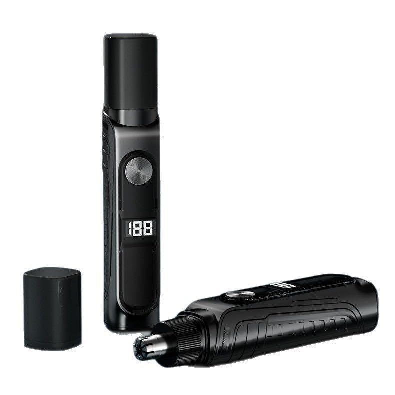 Digital USB Type-C Aluminum Nose Hair Trimmer