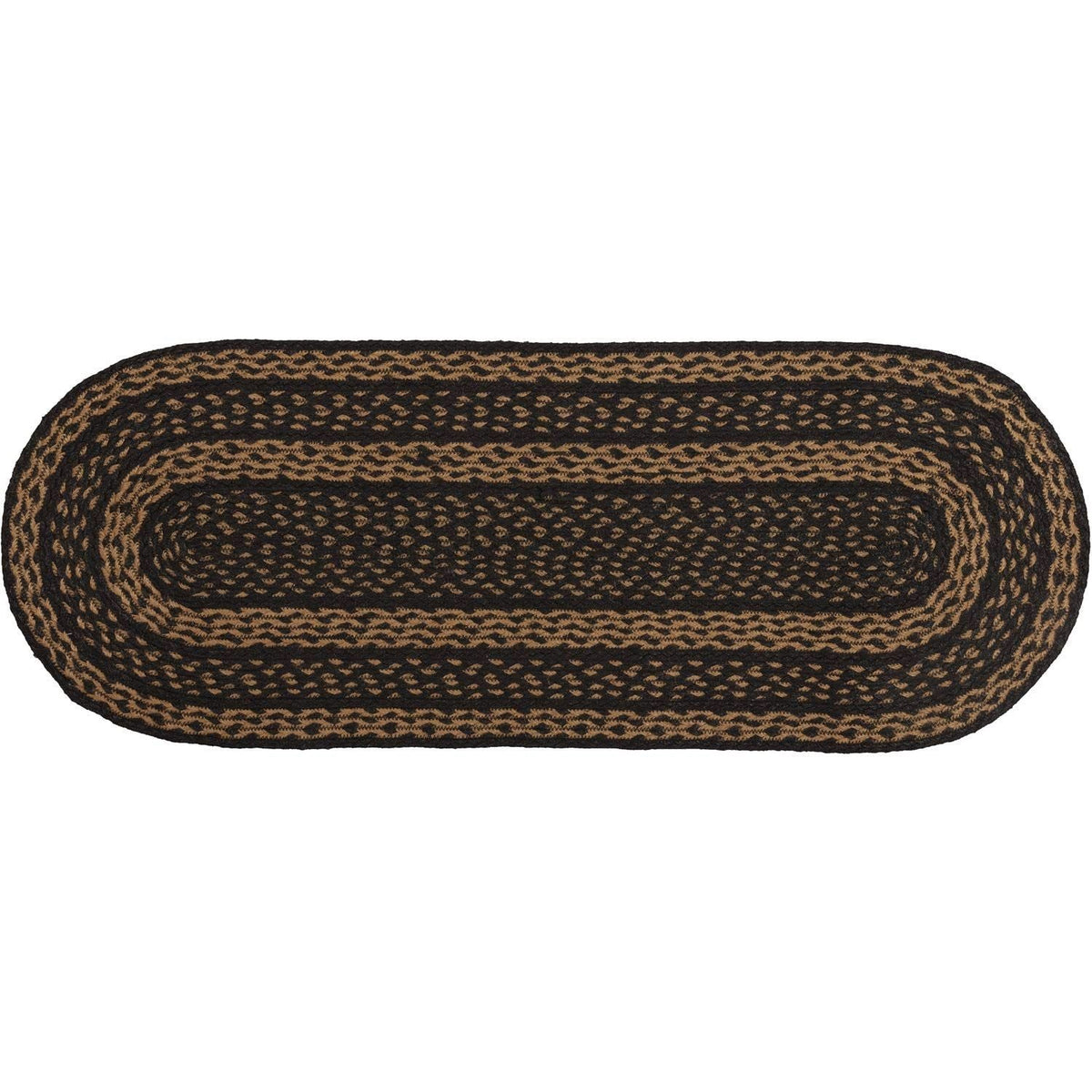 Braided Reversible Farmhouse Jute Runner 13x36