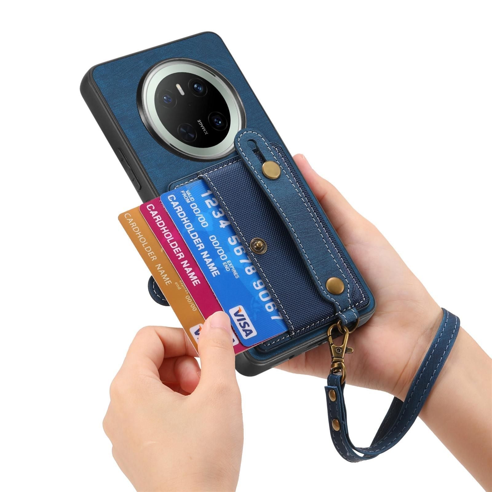 Retro Card Wallet Case For Huawei Mate 70 Pro