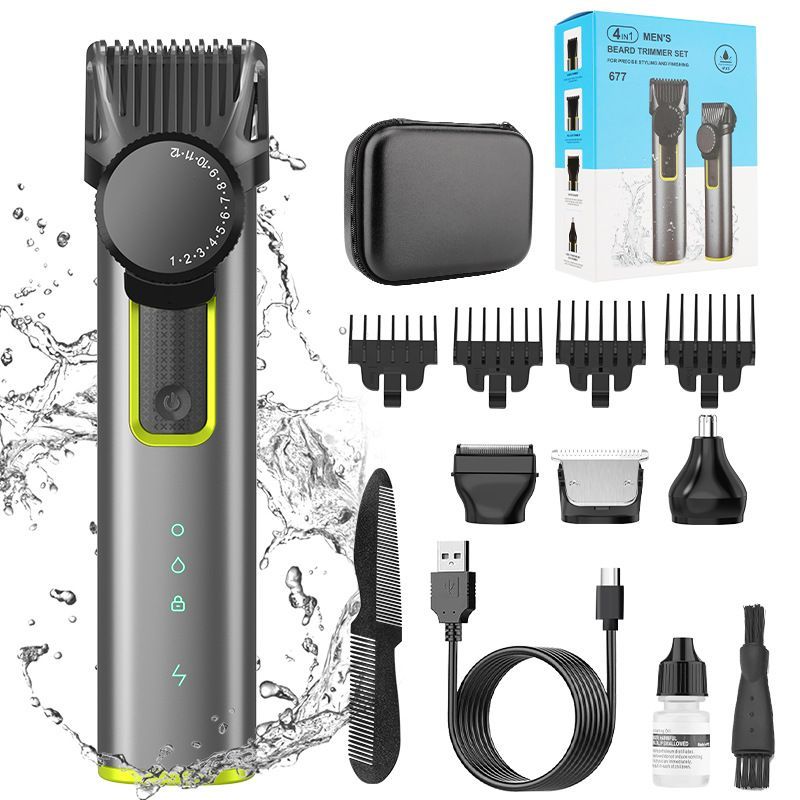 4-in-1 Hair Clipper Grooming Kit