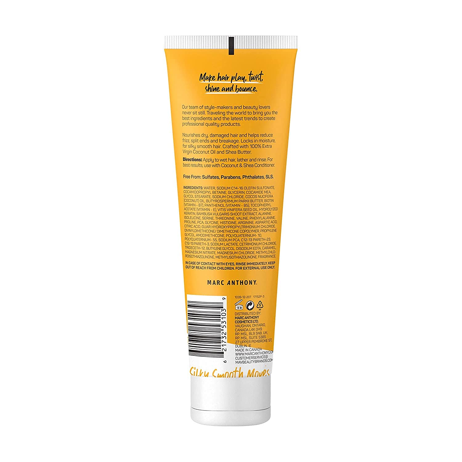 Marc Anthony Coconut Oil&shea Butter Shampoo 250ml:531039