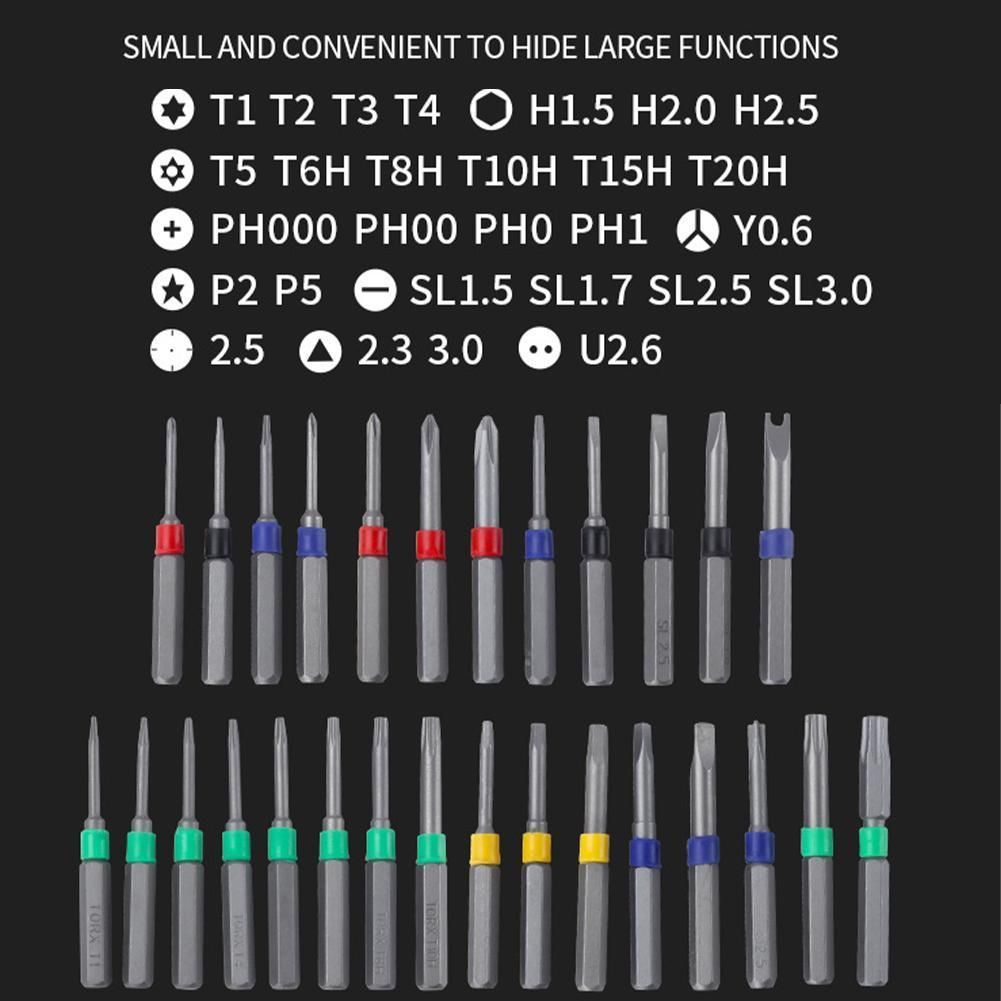31 In 1 Screwdriver Set Precision Multifunctional Screwdriver Repair Tool Kit