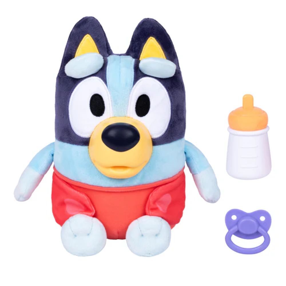 Bluey Cuddle & Care Baby Bluey Plush Toy (28cm), 3+ years