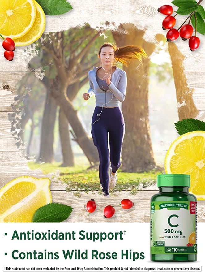 Nature's Truth Vitamin C 500 mg, 110 Tablets
