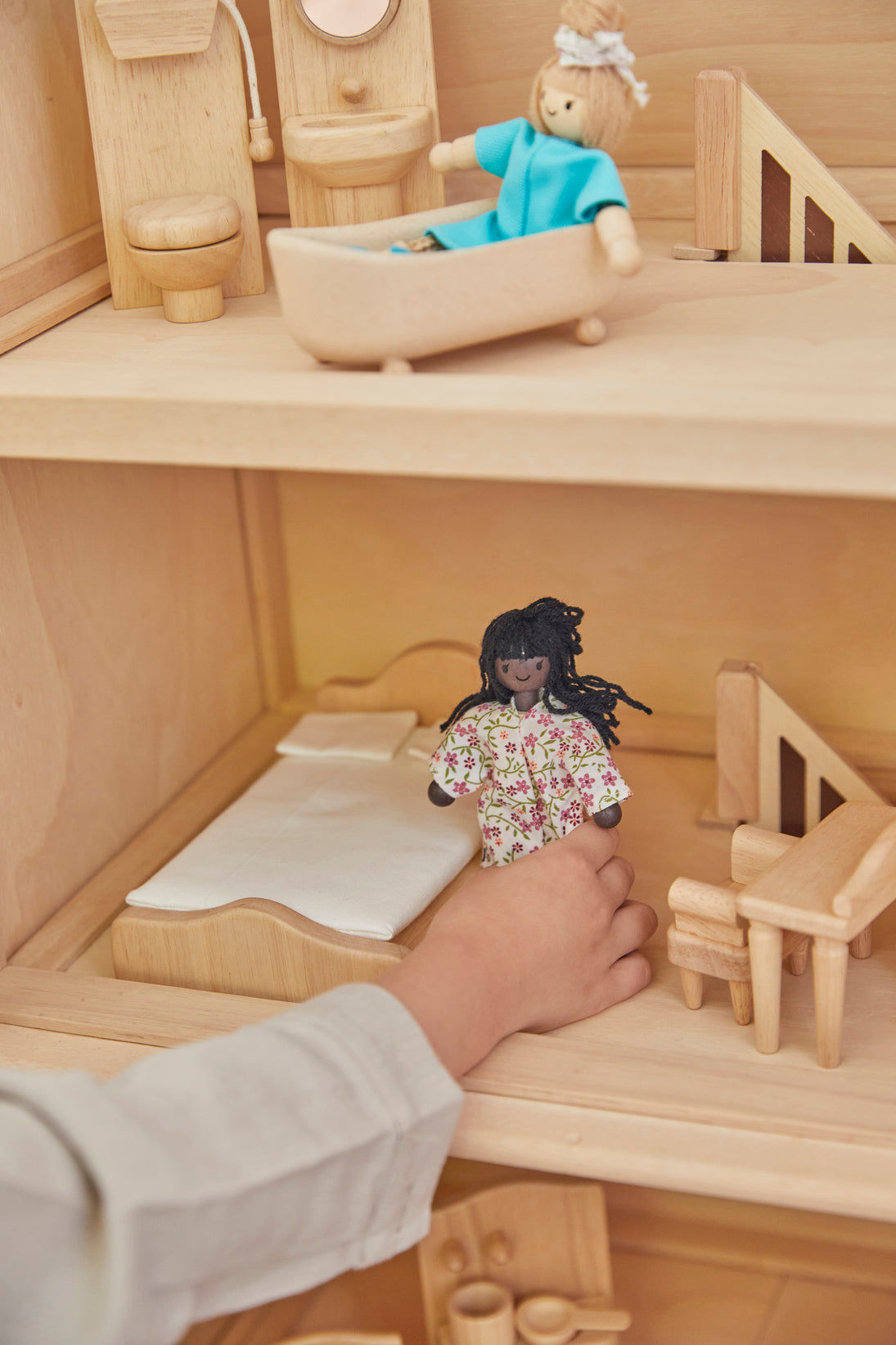 PlanToys Victorian Furniture Set — Wooden Dollhouse Furniture