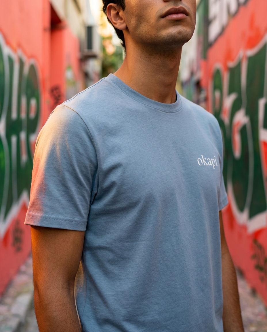 Okapi Blue Striped Legacy T-Shirt