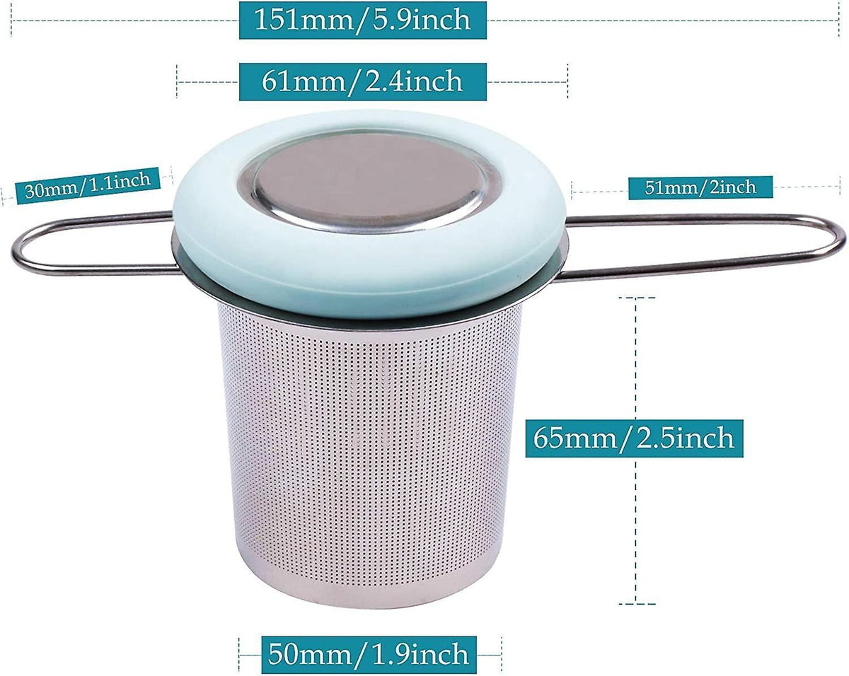 Fenshine Stainless Steel Tea Infuser With Folding Handle Fine Mesh