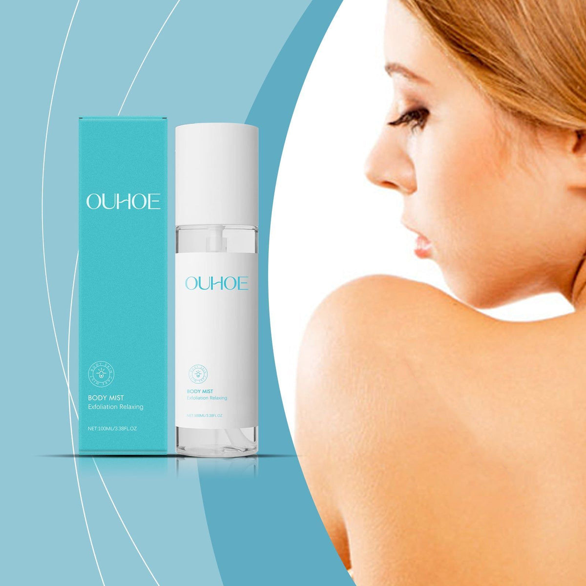 Back Body Spray, Hydrating Moisturizer, Smooths Skin, Oil Control, Refreshing ,100ml
