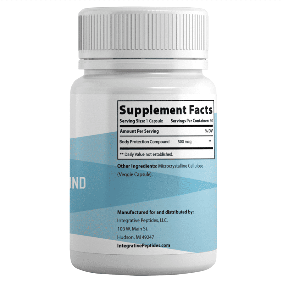 Body Protection Compound (BPC-157) From Integrative Peptides, 60 Caps