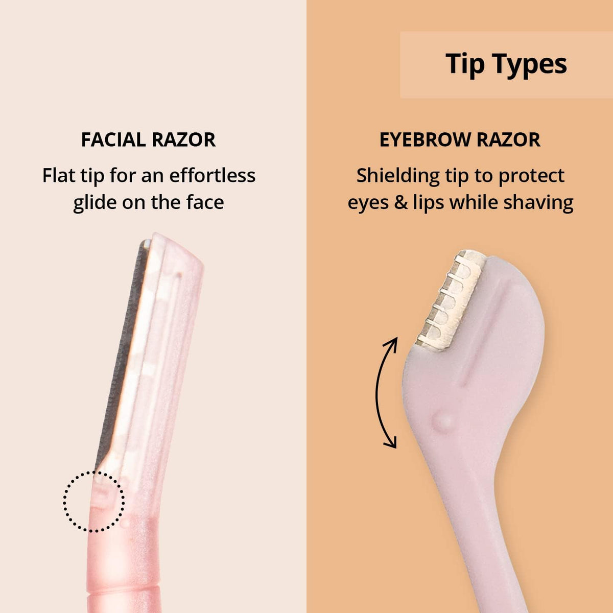Carmesi Facial Razor for Women (Pack of 3)