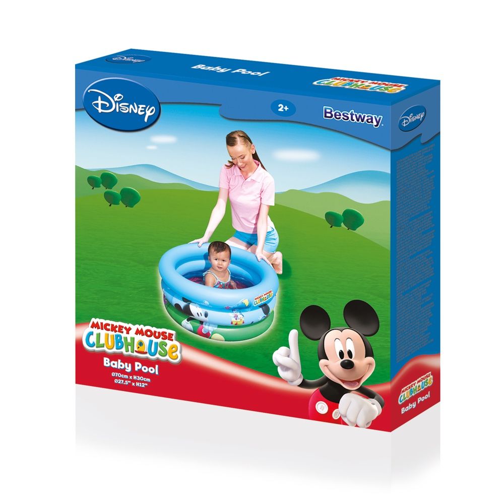 Bestway Disney Mickey Mouse Clubhouse Baby Pool 70cm, 2+ years