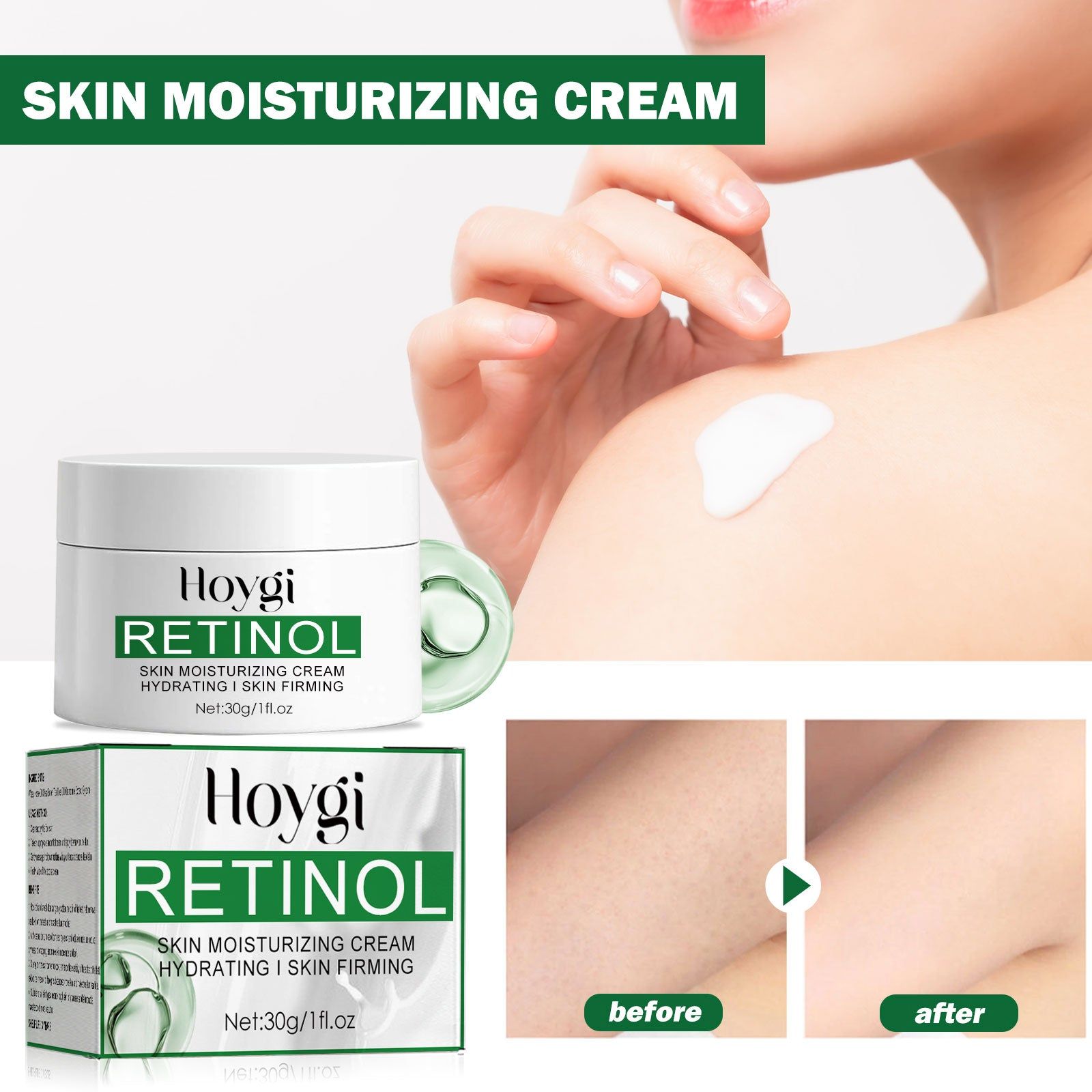 Brightening Skin Cream for Dull Skin, Moisturizing, Fast Lightening, Natural Glow ,30g