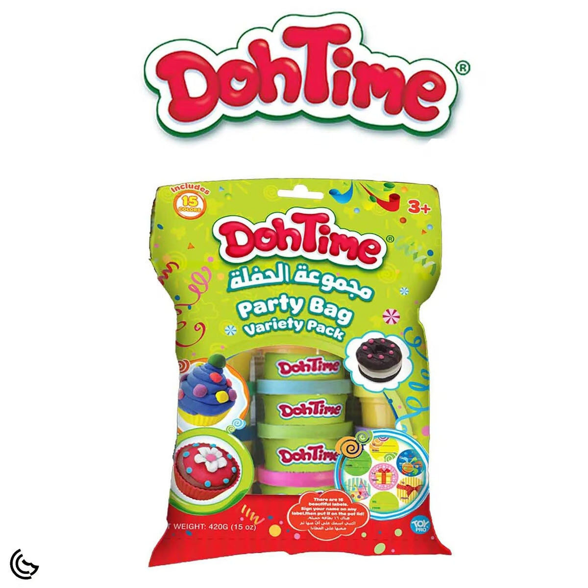 DOHTIME PARTY PACK 15 PCS 1OZ