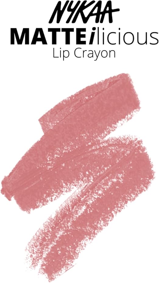 Nykaa Matteilicious lip crayon Kiss N Tell 06