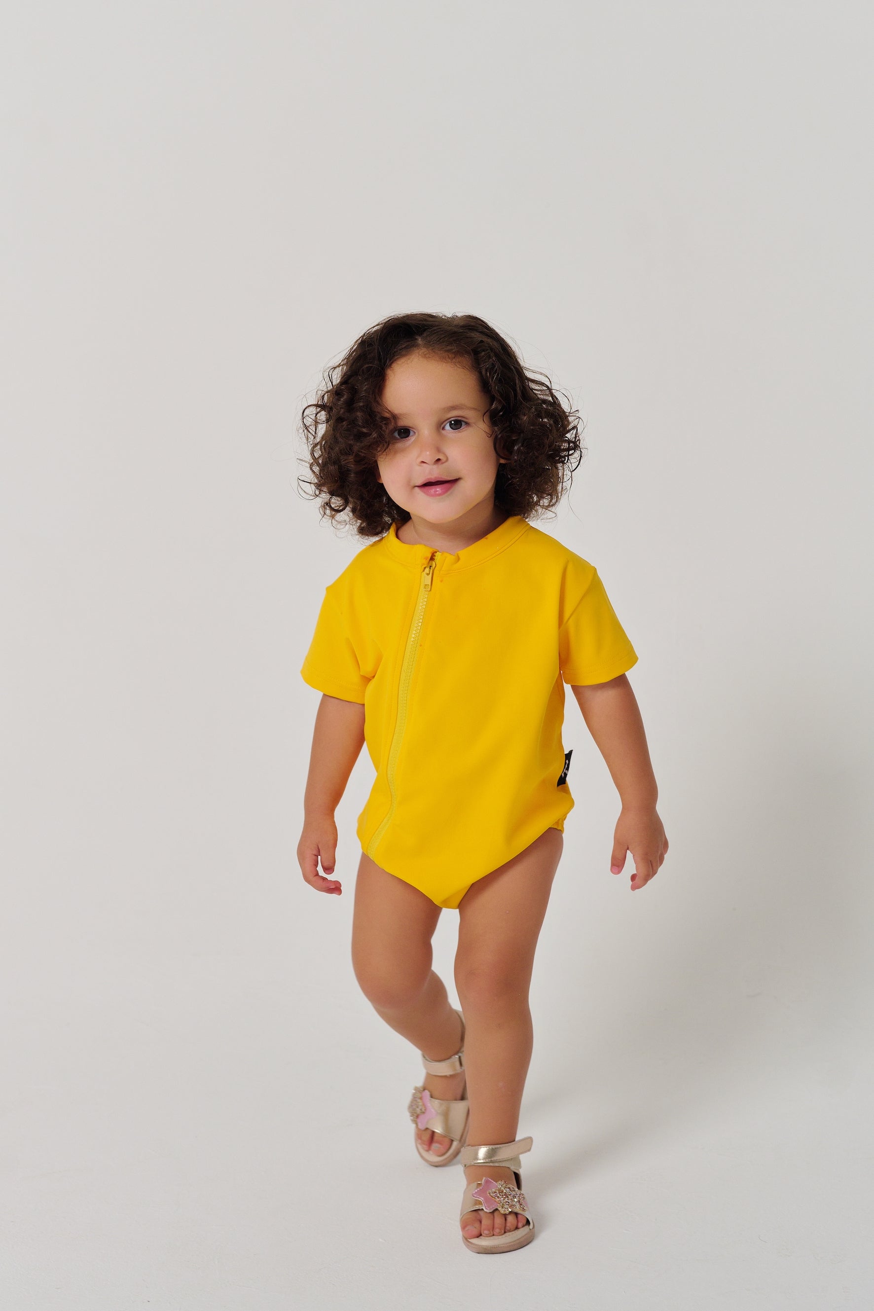 MULU Classic Unisex Baby Romper - Yellow