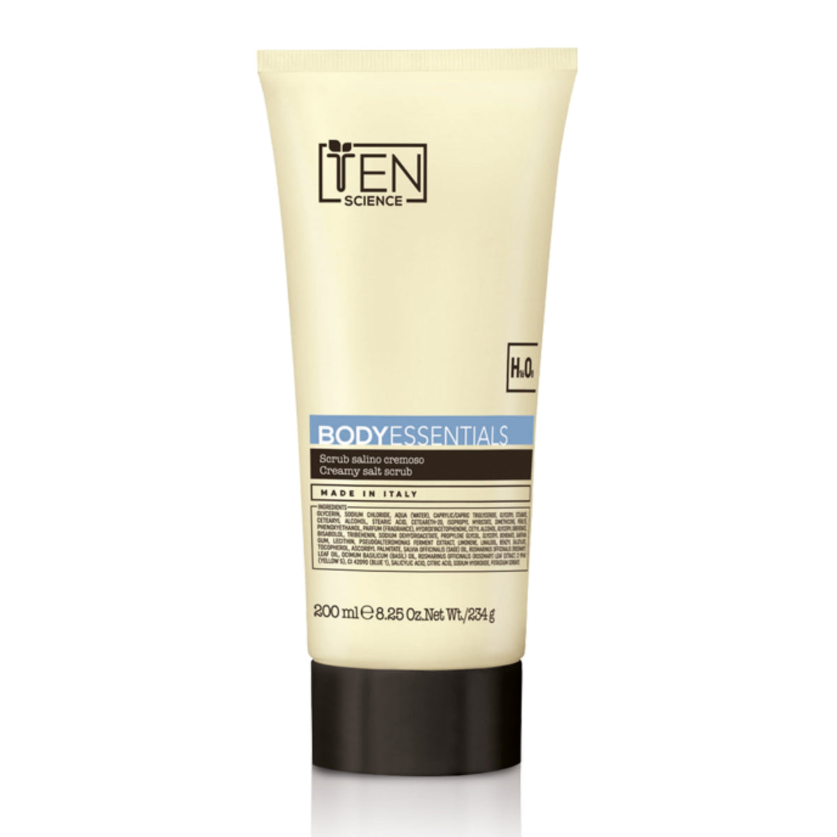 TEN SCIENCE BODY ESSENTIALS CREAMY SALT SCRUB 200ML