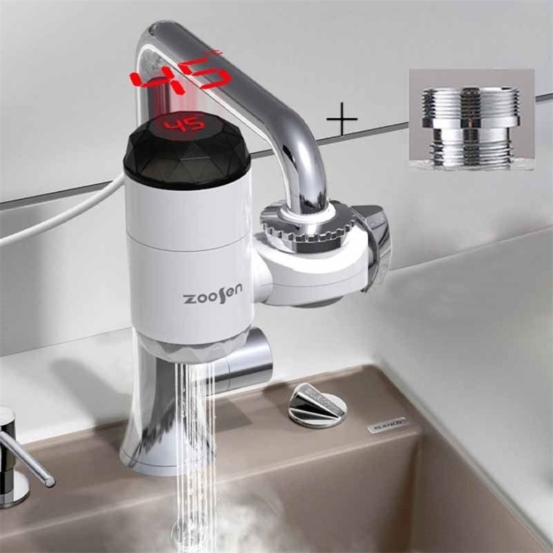 Instant Hot Water Faucet, Style:With shower Head Connector With shower Head Connector
