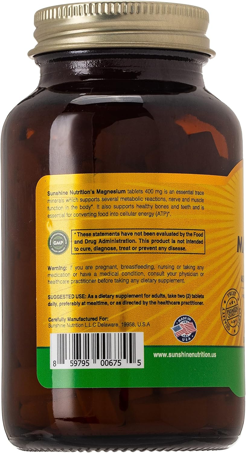 Sunshine Nutrition Magnesium Citrate Tabs 100's