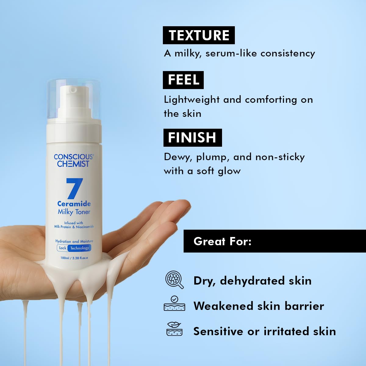 Conscious Chemist Hydrating Milky Face Toner | 100ml